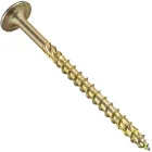 Шуруп snapt конструкційний, пресшайба, цинк жовтий, 8x80, T40 10 шт (1021003631)