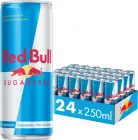 Упаковка енергетичного напою Red Bull Sugar Free без цукру 0.25 л x 24 банки (9002490269067)