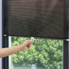 Висувна штора на липучках, 125х40 см. · Ролети для кухні, балкона, автомобіля · Жалюзі на вікно від сонячних променів з установкою