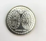 Монета-амулет «Лакшмі і Ганеша. Шрі Bombay 999», 3,2 см, метал, сріблястий колір 23469C