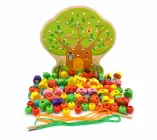 Шнурівка дерев'яна Казкове дерево 43929