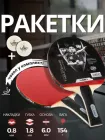 Ракетки набір для тенісу настільного маленького аматорська доросла ракетка універсальна бюджетний ігровий тенісний комплект для гри пінг понг початківців дітей двох у чохлі з м'ячами пляжні ТБ878