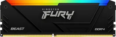 Оперативна пам'ять Kingston Fury Beast RGB DDR4-3200 16384MB PC4-25600 Black (KF432C16BB12A/16WP)