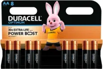 Лужні батарейки Duracell Optimum AA 1.5В LR6 8 шт (5000394158931)
