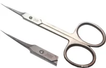 Ножиці манікюрні для кутикул проти задирок Zauber-manicure 01-155Т титанові (4004904111554)