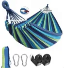 Гамак двомісний з планкою WCG Summer XXL 200х150 см Зелений (H-17-1-1-01)