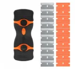 Скребок ніж двосторонній для скла / кераміки 20шт насадок у комплекті (500020)