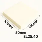 Поролон листовий меблевий ППУ EL 2540 товщина 50мм лист 0,5х0,5м (500x500мм)