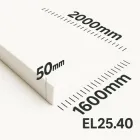 Поролон листовий меблевий ППУ EL 2540 товщина 50мм лист 1,6х2,0м (1600x2000мм)