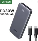 Зовнішній акумулятор (Павербанк) Ugreen 30W 10 000 мАч Nexode Power Bank PD 3 порти та цифровий дисплей