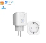 Розумна розетка лічильник вимикач 16А Tuya