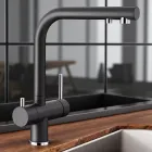 Змішувач кухонний з підключенням до фільтра BLANCO 523130 FONTAS II кран на кухню двоважільний антрацит