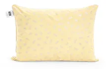 Подушка пухова MirSon KARMEN №1800 "Bio-Beige" 90% Bio пух 40х60 см Низька (2200003011661)