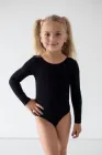 Купальник спортивний для дівчаток АвексТекс 04-8056-83 104 см чорний