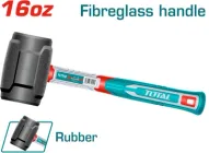 Молоток Total киянка гумова 450 г (THRUH6816)