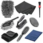 Набір для миття та догляду за автомобілем Poputchik 9 шт (11-023-IS)