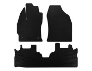 Килимки EVA (2 ряди, Чорний) для Toyota Prius Plus