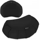 Подушка для йоги та медитації 4FIZJO Zafu напівкругла 40 x 30 x 12 см Black (P-5907739315519)