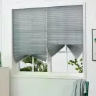 Штора плісе (жалюзі) самоклеюча 60×180 см, сірі без свердління, легкий монтаж, захист від сонця 2 рівня, Aland, 2100087