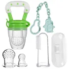 Набір 2Life Ніблер із насадками та ланцюжком фіксатором і прорізувач-насадка на палець в кейсі Зелений n-11809