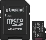 Карта пам'яті Kingston Canvas Select Plus microSDXC 512GB UHS-I U3 V30 + SD-адаптер (SDCS3/512GB)