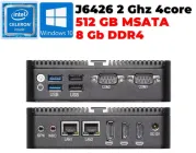 Неттоп Intel J6426\8\512\2COM\2LAN\HDMI\DP\Audio+Windows10Pro UA