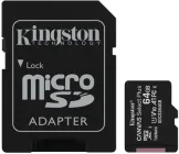 Карта пам'яті Kingston Canvas Select Plus microSDXC 64GB UHS-I U1 + SD-адаптер (SDCS2/64GB)