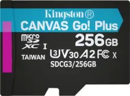 Карта пам'яті Kingston Canvas Go! Plus microSDXC 256GB UHS-I U3 V30 (SDCG3/256GBSP)