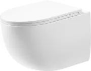 Унітаз підвісний Koller Pool Twist Tornado 3.0 Rimless з сидінням Soft Close дюропласт (TW-0490-RQ3)