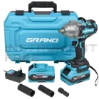 Акумуляторний гайковерт Grand АГ-1100UBL (безщітковий, ударний, 20В, 2 акумулятори 4 А/год, зарядний пристрій, пластиковий кейс)