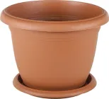 Вазон для квітів Serinova Villa 5 л з підставкою Теракотовий (20-VS0608101-200100)