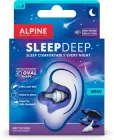 Багаторазові беруші для сну з термопласту Alpine Sleep Deep розмір S з футляром SNR 27 дБ