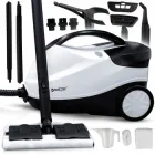 Пароочисник парова швабра MalTec відпарювач з аксесуарами для очищення та дезінфекції (HDS7000W-PRO)