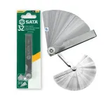 Щупи замірювальні лепесткові для зазорів SATA 09407 0.02-1мм 32шт.