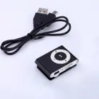 Компактний MP3-плеєр Чорний для бігу та спорту