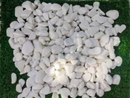 Галька 10-20 мм білий 15 кг декоративний камінь