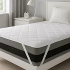 Наматрацник Sleepingg 160х200 см Захисний з резинками по кутах (4820227285365)