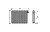 Випарник кондицiонера StarLine (DK R0234)