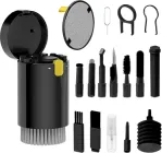 Набір щіток та інструментів 20 в 1 для чищення електроніки та гаджетів: клавіатури навушників екранів фото/відео техніки чорний 3DTOYSLAMP