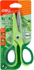 Ножиці дитячі Deli 6071E Кроко безпечні Зелені 13.4 см (2252510307010)
