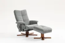 Крісло для відпочинку Avko Style ARMH 040 Grey з масажем та підігрівом