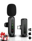 Мікрофон петличний бездротовий Type-C Lightning 20м iPhone Android 2.4 ГГц TikTok YouTube зовнішній відео USB-C ноутбук DSP шумозаглушення plug&play DKWAY FL-21 Pro + перехідник у подарунок