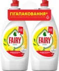 Упаковка засобів для миття посуду Fairy Лимон 900 мл х 2 шт (8006530211857)