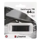 Флешка Kingston DT 70 Type-C 64Gb USB Flash Drive 3.2 пам'ять 64 Гб Black