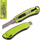 Ніж алюмінієвий Alloid з автоматичним фіксатором і висувним сегментним лезом 18 мм х 6 шт. (НА-1828)