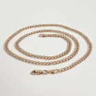 Золотий ланцюжок плетіння Венеція легкий 45 розмір жовтий 811л-р-11-45