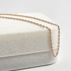 Золотий ланцюжок на шию плетіня Якір 45 розмір жовтий А-40-45