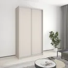 Шафа-купе дводверна MebelStar Стандарт AL 2ДСП 130x45x240 см Кашемір (MBS-3567)