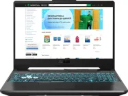 Ноутбук ASUS TUF Gaming A15 FA506NCG-HN206 (90NR0JF7-M00HF0) Graphite Black / 15.6" IPS Full HD 144 Гц / AMD Ryzen 7 7445HS / RAM 16 ГБ / SSD 512 ГБ / NVIDIA GeForce RTX 3050, 4 ГБ