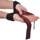 Лямки для тяги (2шт) Zelart SB-167064 (поліестер, довжина-52см, ширина-3,8см, чорний)